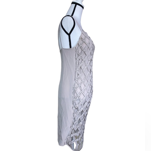 Madison Marcus Front Overlay Knot Silk Dress - Picture 3 of 12